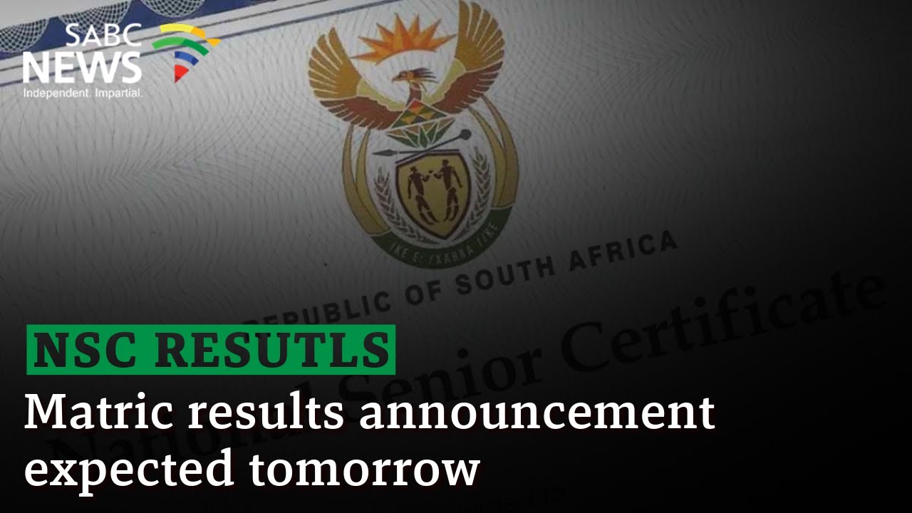 Matric Results | Announcement expected tomorrow - YouTube