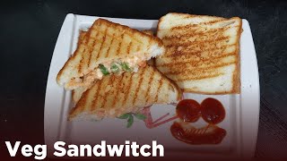 Veg sandwitch Recipe - वेज सैंडविच रेसिपी।  घर पर आसानी से बनाये  Easy Tasty Sandwich ?❣️? .