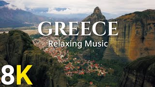 اليونان 8K - موسيقا هادئة مع مناظر طبيعة خلابة