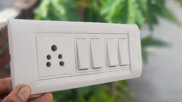 How to make electric board | 4 Switch 1 socket connection wiring