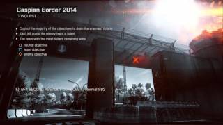 Battlefield 4  - Caspian Border 2014 Under Map Glitch