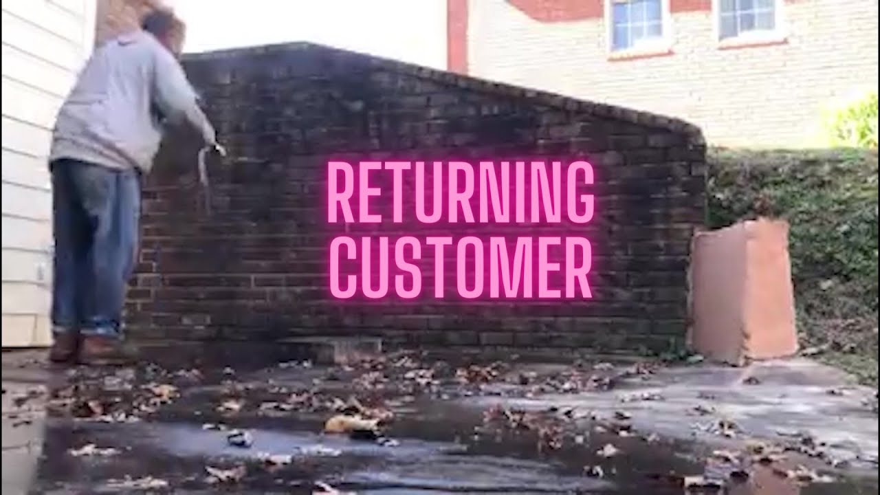 Pressure Washing concrete before paint YouTube