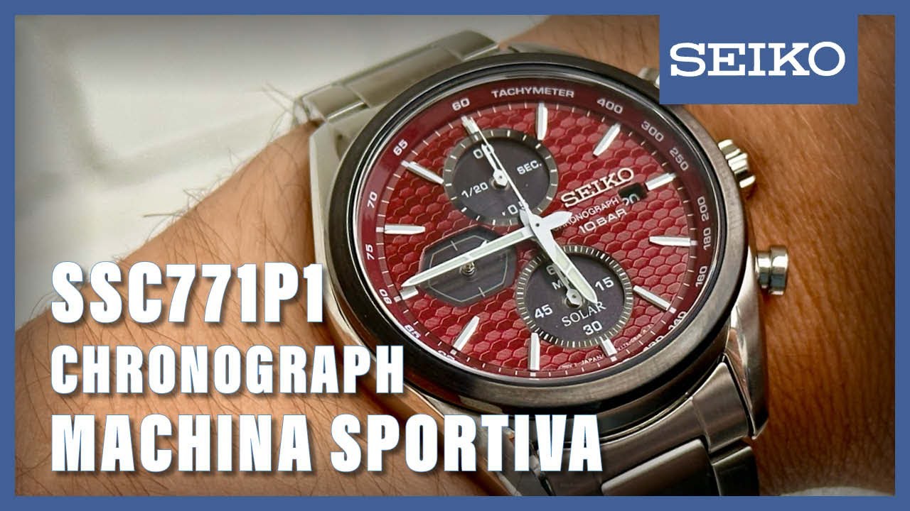 Unboxing The New Seiko Machina Sportiva SSC771P1 - YouTube