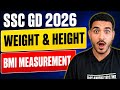 SSC GD 2026 Height and Weight Measurement | ssc gd height and weight chart | ssc gd 2026 #sscgd