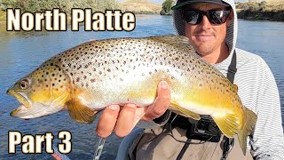 Fishing Casper Wyoming for LARGE TROUT on the North Platte River