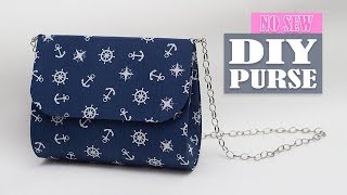 DIY PURSE BAG NO SEW TUTORIAL // Just in 20 Min Cute Woman Bag