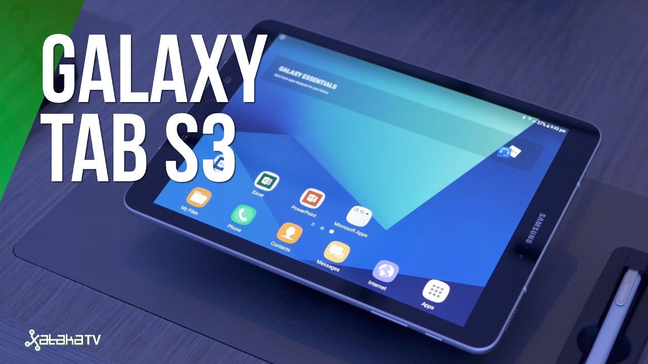 Samsung Galaxy Tab S3, primeras impresiones YouTube