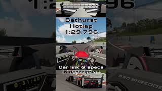 Bathurst Hot-Lap | EHP Zyphel | Time Attack Weapon (Assetto Corsa Custom Car) #shorts