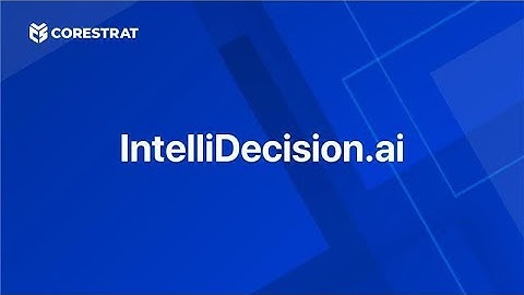 IntelliDecision.ai Product Demo Video
