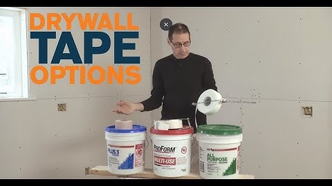 Three Tape Options for Drywall