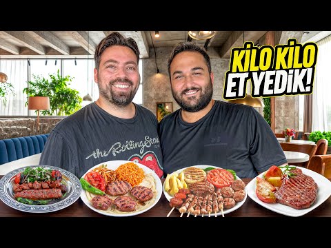 ET RESTORANINDA TÜM MENÜYÜ YEDİK! @muratabigf