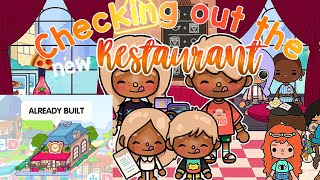 Going to eat ant the new cozy restaurant!😋🍕||*voiced🔊*||toca Boca life world||