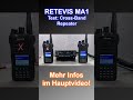 NEU: TEST - Cross-Band Repeater RETEVIS MA1 #retevis #afu #Freenet #PMR446