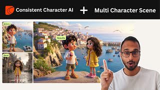 Create Multiple Consistent Characters in one scene (EASIEST WAY!) #aicartoon #aistorytelling