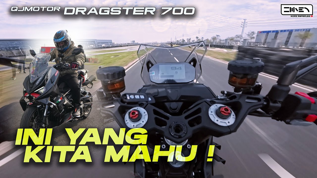 PELIK TIBA TIBA MOTOR NI ADA ! ITAJET DRAGSTER CHINA ! QJMOTOR DRAGSTER 700 [4K]