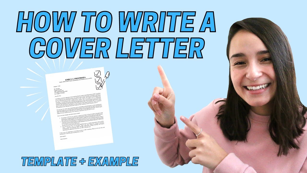 writing a cover letter youtube