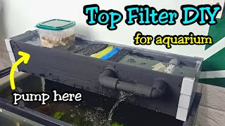 Membuat Top Filter Aquarium DIY dari Talang Air