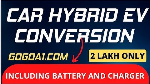 GoGoA1 Car EV Hybrid  Conversion  Kit  with Battery  and charger