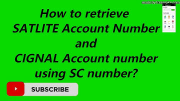 Xtreme Life Alliance - How to retrieve your Cignal and Satlite account number