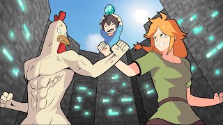 Chicken Attack: Diamond Fight | Minecraft Anime