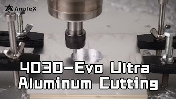 AnoleX CNC Router 4030-Evo Ultra How to Cut 7mm Aluminum Sheet One Pass?
