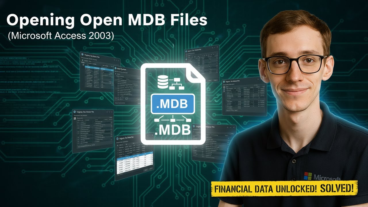 Opening MDB Files (Microsoft Access 2003) - YouTube