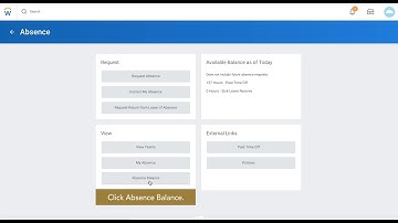 Workday Tutorial - Viewing Year-End Paid Time Off (PTO) Balance