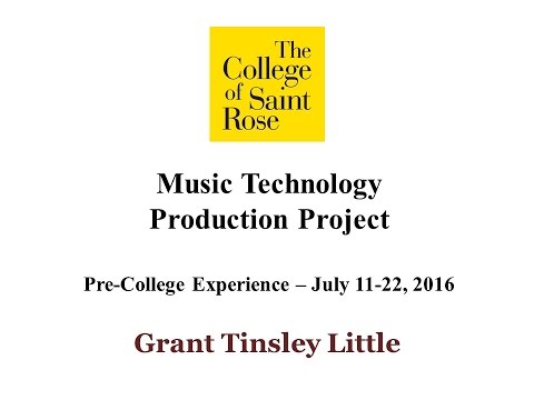 College of St  Rose Music Production Mix