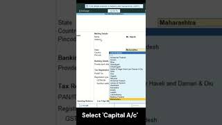 How to create Ledger Account in Tally Prime? #tally #tallyprime #shorts