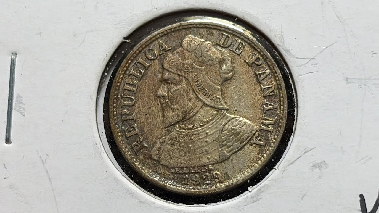 パナマ 1929年 2.5センティモス硬貨 1929 Panama Dos y Medio (2-1/2) Centesimos Coin • Values
