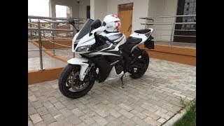 Honda CBR600RR прострел на спортбайке по трассе