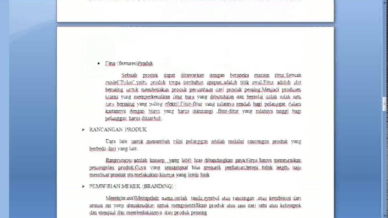 Contoh Makalah Manajemen Pemasaran Strategi Produk dan 