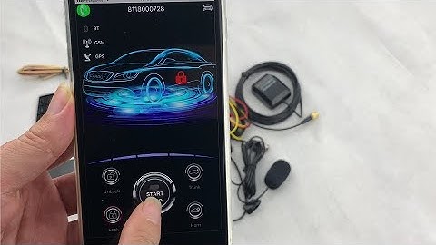cardot mobile app control system working with original car start stop button