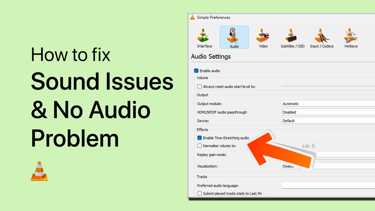 How To Fix VLC Media Player Sound Issues  No Audio Problem Windows