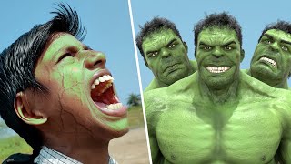 Best Of Hollywood Hulk Transformation In Real Life - Hulk Smash You !