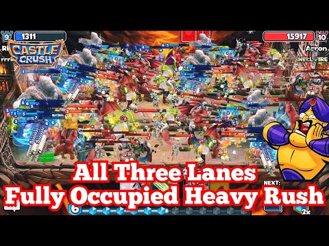 Castle Crush SUPER HEAVY RUSH NEVER SEEN BEFORE Castle Crush Gameplay 
