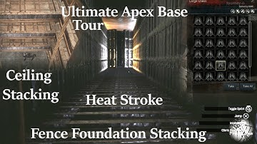 Ultimate Apex Base Tour Ceiling Stacking Fence Foundation Stacking and more