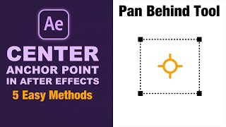 Can Centering Anchor Points in 5 Easy Ways Change Your After Effects Game
