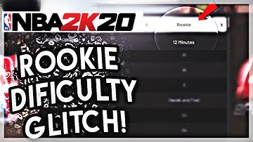 NEW NBA 2K20 ROOKIE DIFFICULTY + NO FATIGUE GLITCH AFTER PATCH 10! BADGE GLITCH AFTER PATCH 10 2K20