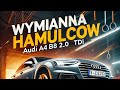 Audi a4 b8 wymiana tarcz i klocków hamulcowych przód.