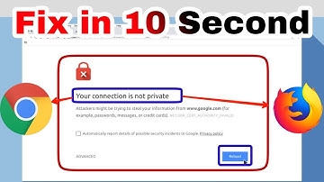 your connection is not private Problem Solve || connection is not private fix || Yt service