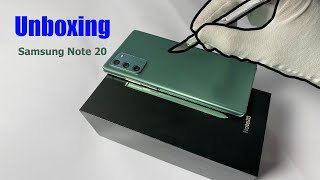 Unboxing Samsung Note 20 | Camera Test, Status Bar, Display Test