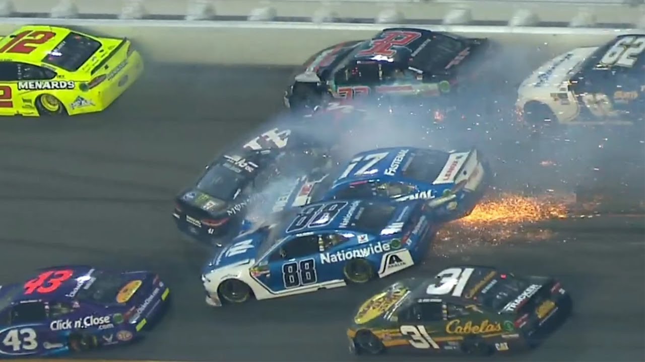 Nascar - Daytona - 2018 - Crash Compilation