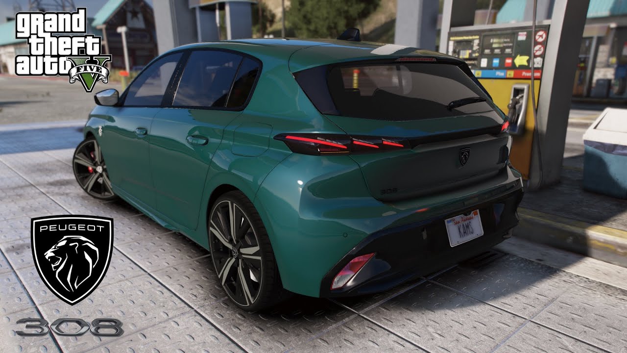 Uber Peugeot 308 2022 - NVE GTA 5