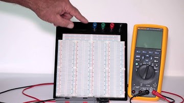 Prototyping electronic designs on a breadboard