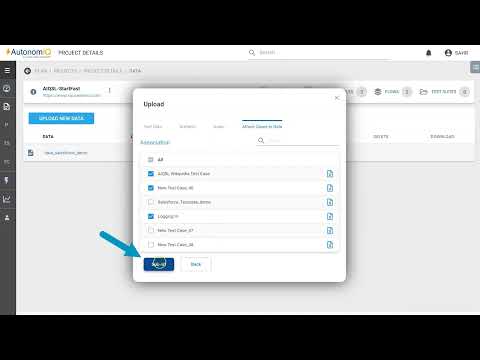 Low code test automation - how to upload and link data to AutonomIQ test cases | Sauce Labs