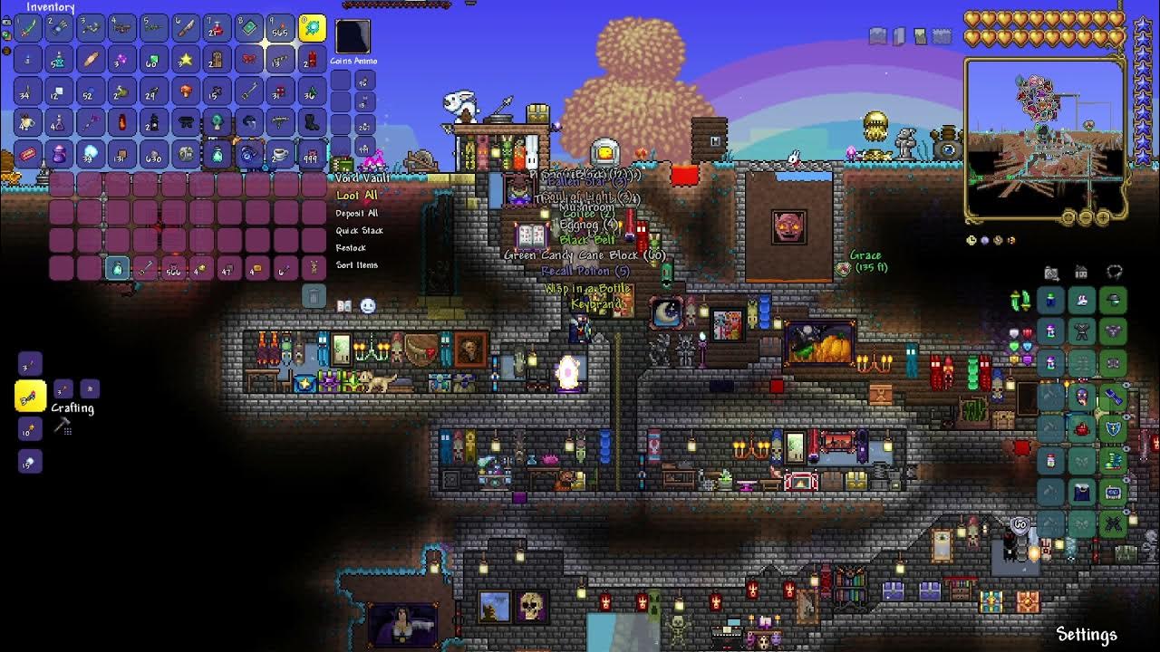 Let's Play Terraria Episode 79 Party Girl Bath Water YouTube