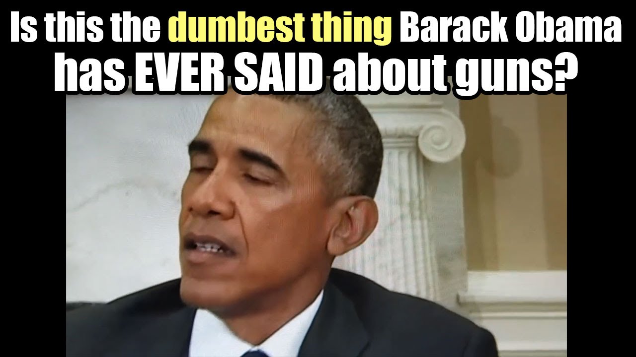 The Dumbest Thing Barack Obama Has EVER Said About Guns 