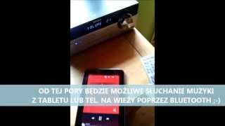 Sony Bluetooth Micro Hi-Fi Stereo Sound System with MP3 CD Player, Sleep Timer, Alarm Clock, USB & AUX Input, Remote Control Sony CMT - SBT100 bluetooth, NFC, usb, mp3, radio FM rds, audio cd-r, rms 50W