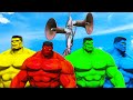 Hulk & Blue Hulk & Red Hulk & Yellow Hulk VS Siren Head